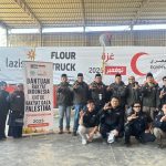 Penyaluran bantuan Palestina melalui Mesir oleh Lazismu.