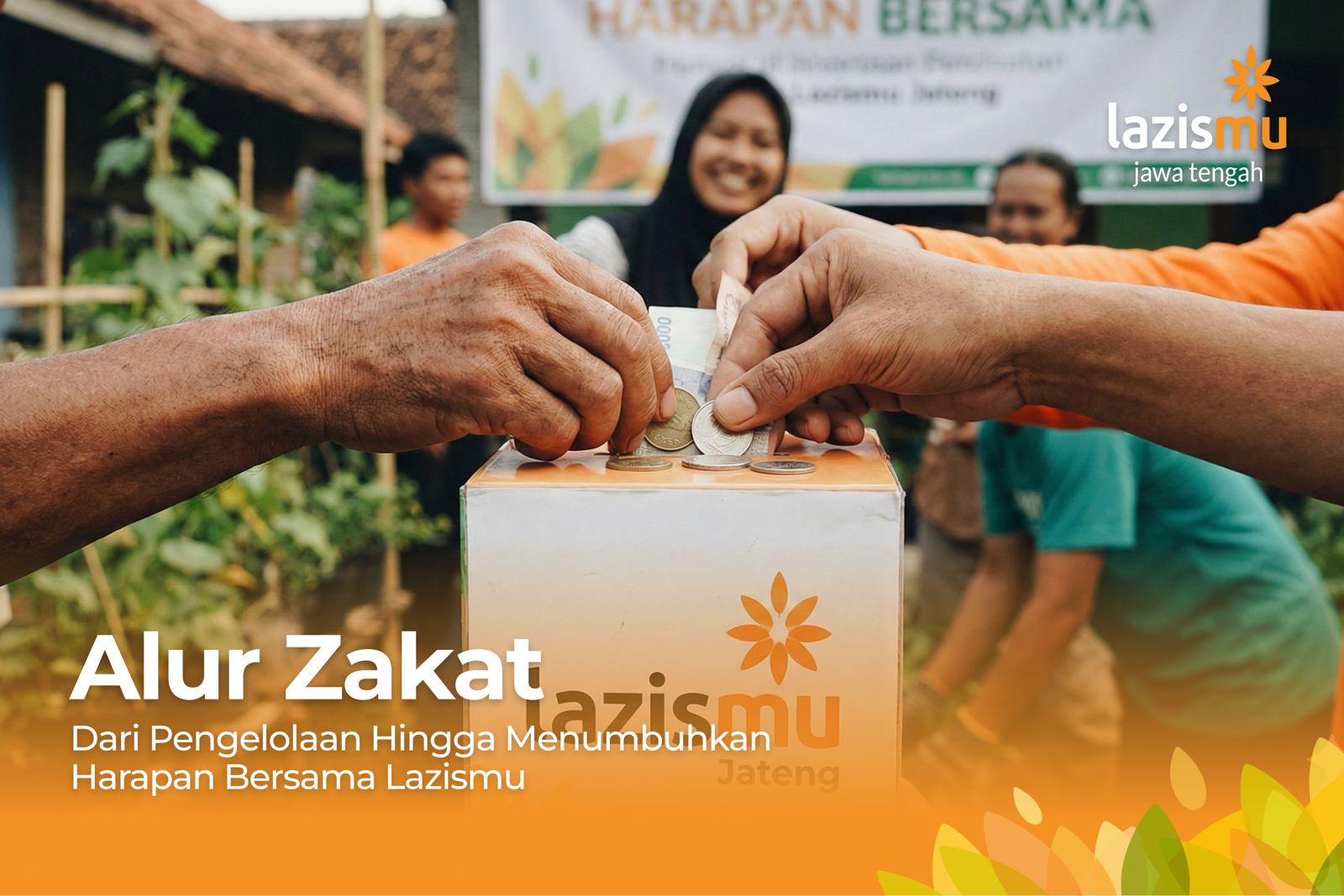 Simulasi pembayaran zakat melalui lembaga amil zakat terpercaya Lazismu
