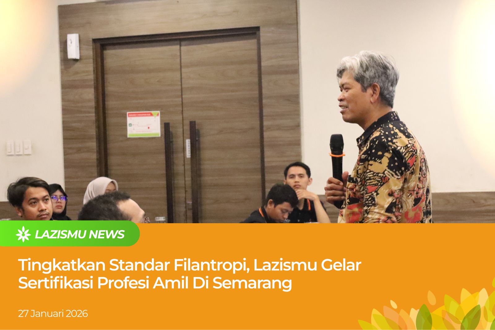 *Sertifikasi Profesi Amil: Lazismu Perkuat Kompetensi di Semarang* Lazismu gelar Sertifikasi Profesi Amil di Semarang untuk mencetak amil kompeten & berintegritas. Simak pentingnya standar kompetensi nasional bagi amil zakat. Baca Selengkapnya : https://lazismujateng.org/sertifikasi-profesi-amil-lazismu-semarang/
