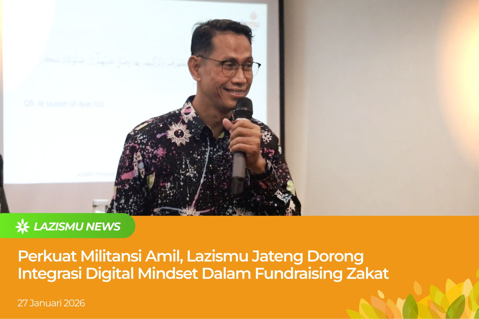 Pelatihan Strategi Fundraising Digital Lazismu Jateng.