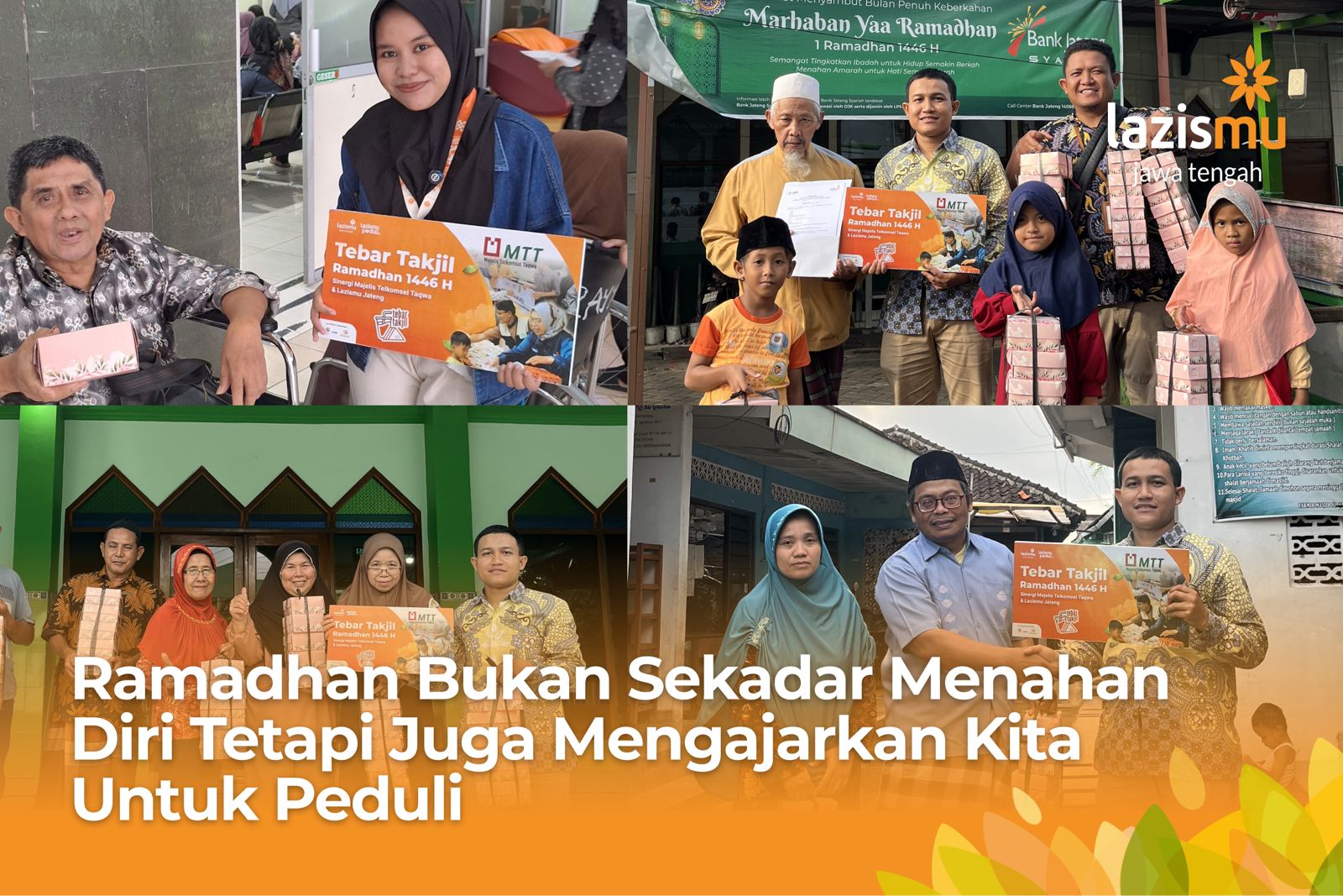 berbagi di bulan Ramadhan bersama Lazismu