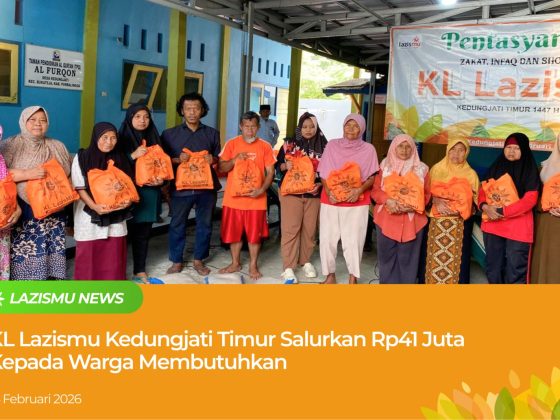 KL Lazismu Kedungjati Timur Salurkan Rp41 Juta kepada Warga Membutuhkan