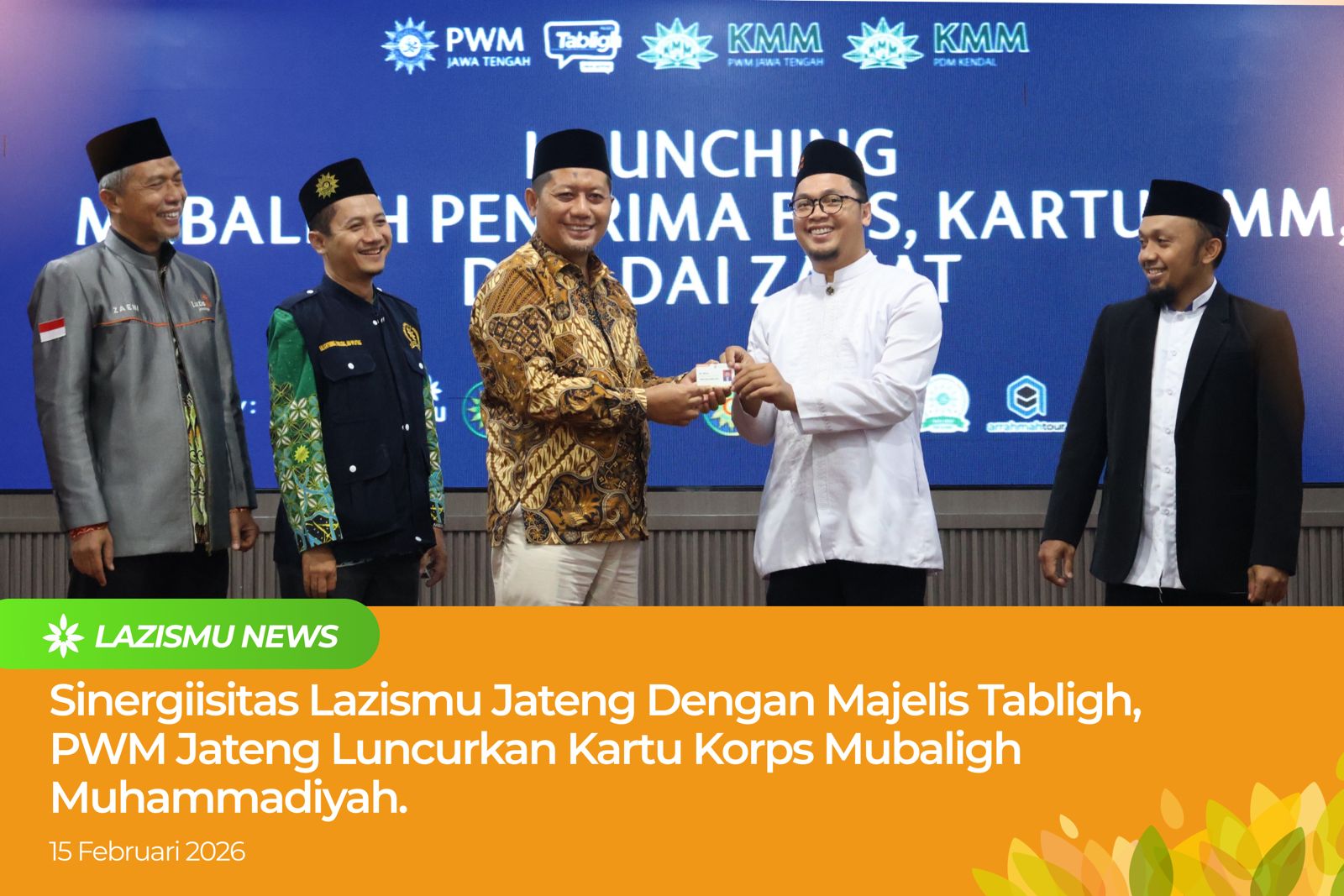 Peluncuran Kartu Anggota Mubaligh dan BPJS oleh KMM Jawa Tengah di Kendal