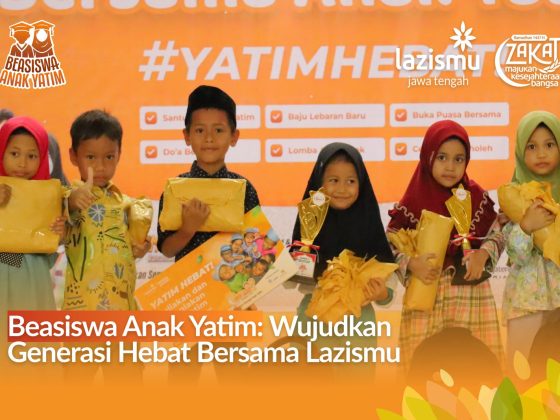 Penyaluran donasi santunan yatim dan dhuafa untuk pendidikan yatim