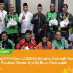 Kolaborasi PDM & LAZISMU Batang Rangkul Ojol di Bulan Ramadan