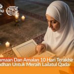 membaca Al-Qur'an di masjid sebagai salah satu amalan 10 hari terakhir Ramadhan.
