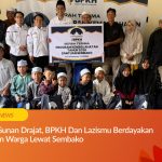 Suasana penyerahan Bantuan Sembako BPKH oleh Lazismu di Pesantren Sunan Drajat Semarang