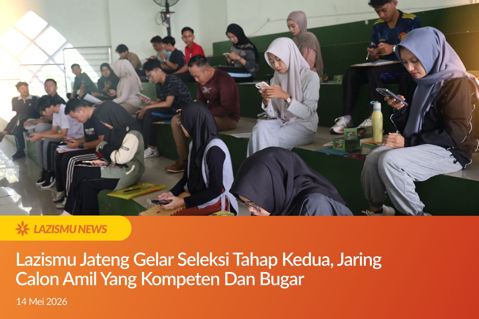 Lazismu Jateng Gelar Seleksi Tahap Kedua, Jaring Calon Amil yang Kompeten dan Bugar