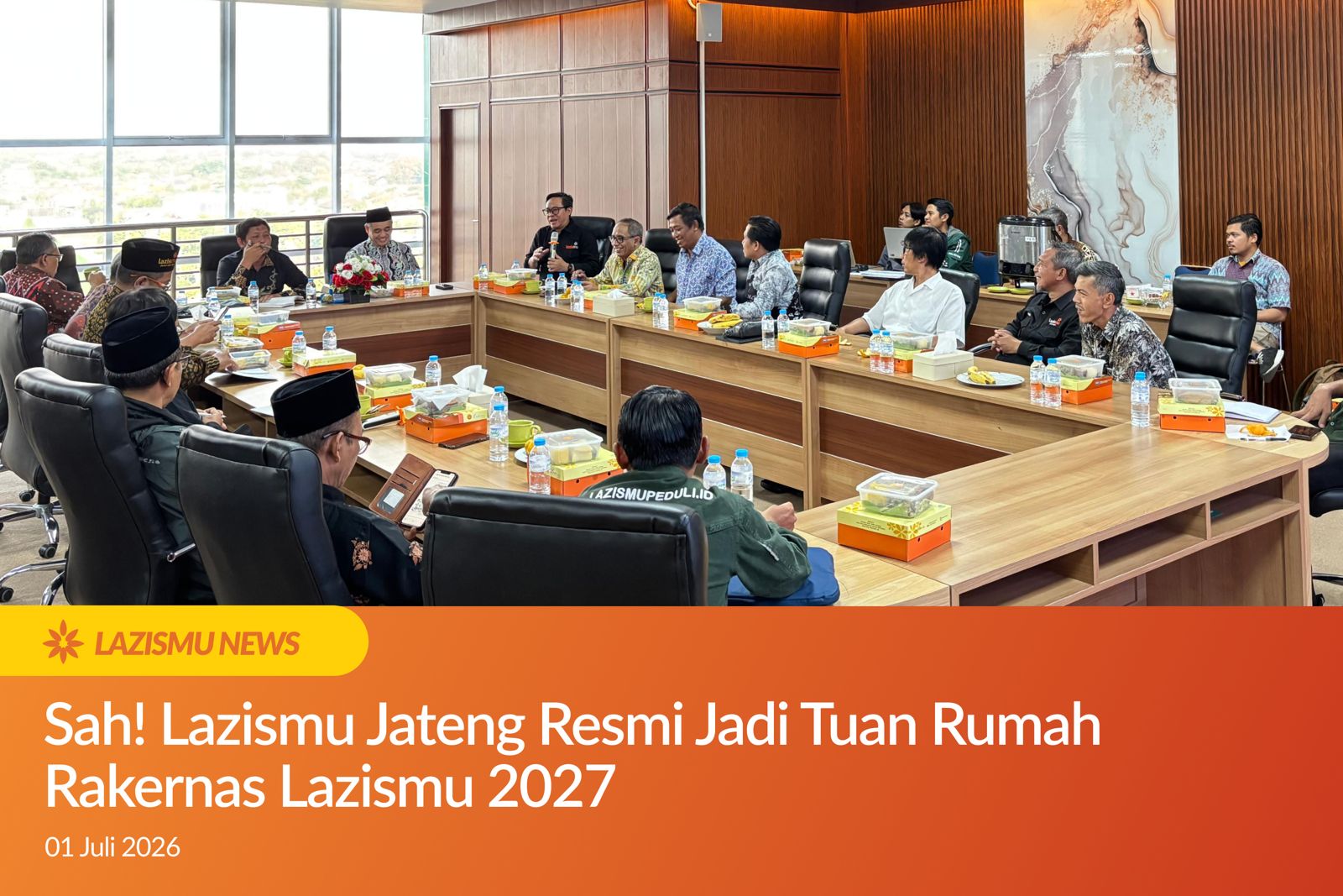 Sah! Lazismu Jateng Resmi Jadi Tuan Rumah Rakernas Lazismu 2027, Bawa Inovasi Tata Kelola Zakat