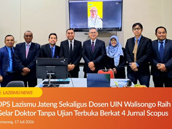 Potret Faris Shalahuddin Zakiy, DPS Lazismu Jateng dan Dosen UIN Walisongo Semarang, peraih gelar doktor tanpa ujian terbuka.