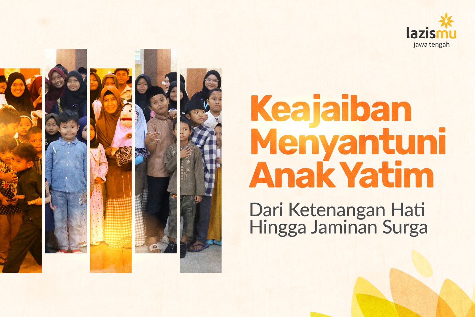 menyantuni anak yatim