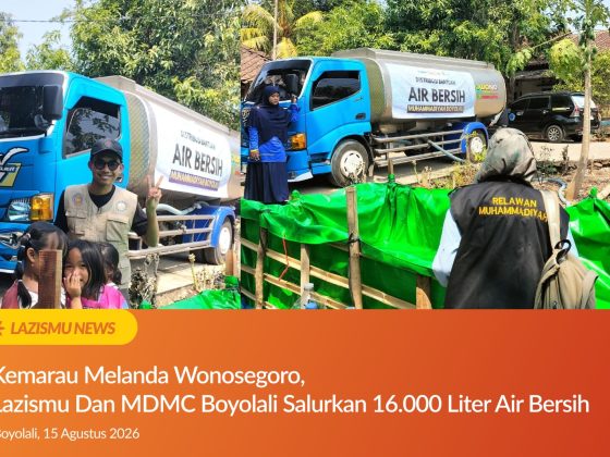 Kekeringan Wonosegoro, Lazismu dan MDMC Boyolali salurkan air bersih