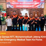 Respons Gempa NTT Muhammadiyah Jateng saat pelepasan Tim MDMC dan EMT ke Flores