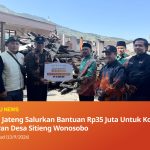Lazismu Jawa Tengah menyalurkan bantuan korban kebakaran Desa Sitieng Wonosobo