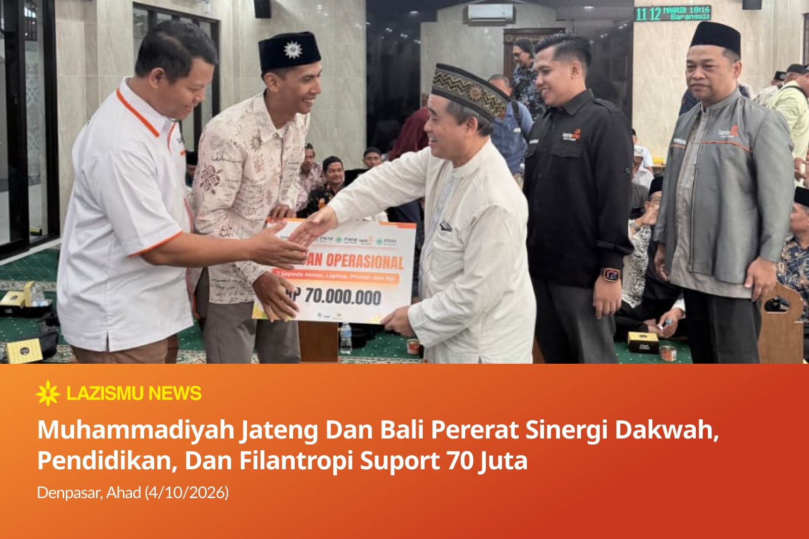 Muhammadiyah Jateng dan Bali memperkuat sinergi bersama Lazismu di Denpasar