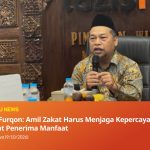 Ahmad Furqon menyampaikan kajian tentang amil zakat di kantor Lazismu Jawa Tengah Caption Wakil Ketua BP Lazismu Jawa Tengah, Dr. H. Ahmad Furqon, Lc., M.A., menyampaikan Kajian Jumat Pagi, Jumat (9/10/2026). Deskripsi Kajian Jumat Pagi Lazismu Jawa Tengah membahas keikhlasan, amanah, integritas, dan pelayanan yang menjaga martabat mustahik.